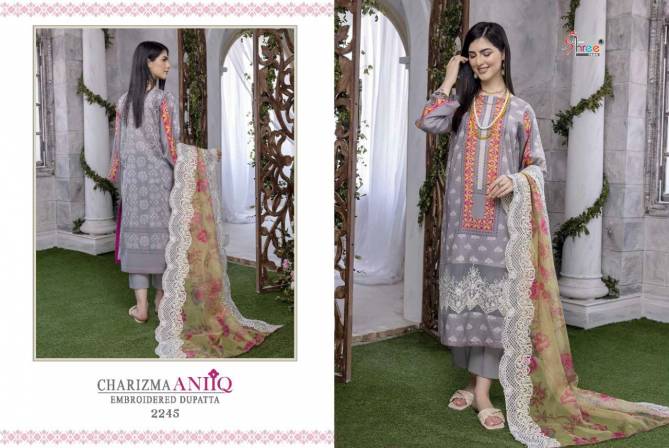 Shree Charizma Anniq Fancy Casual Wear Lawn Cotton Pakistani Salwar Kameez Collection